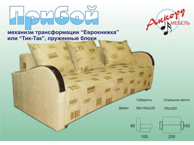 диван прямой прибой в Костроме