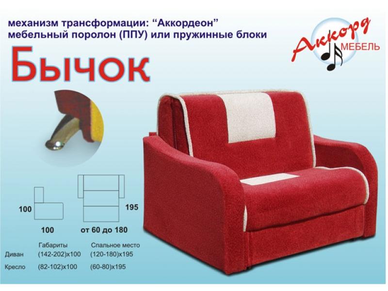 диван бычок аккордеон в Костроме