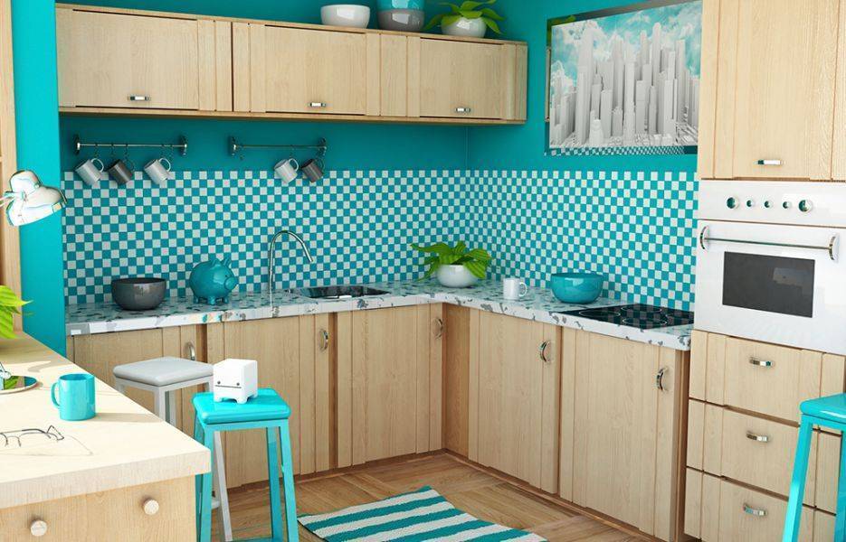 бежевая кухня №39 в Костроме