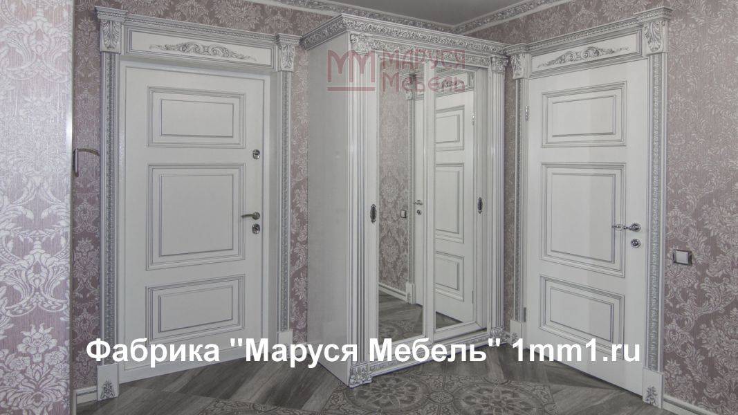резная белая прихожая в Костроме