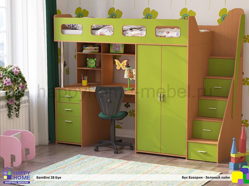кровать-чердак bambini 28 в Костроме