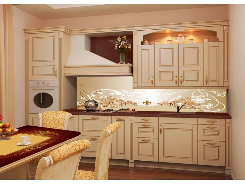 светлая кухня классика 001 в Костроме
