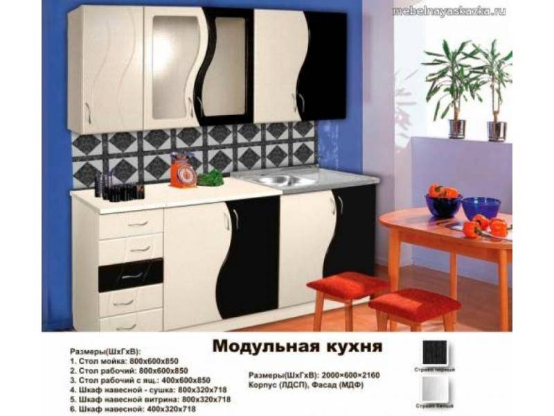 кухня прямая стандарт в Костроме
