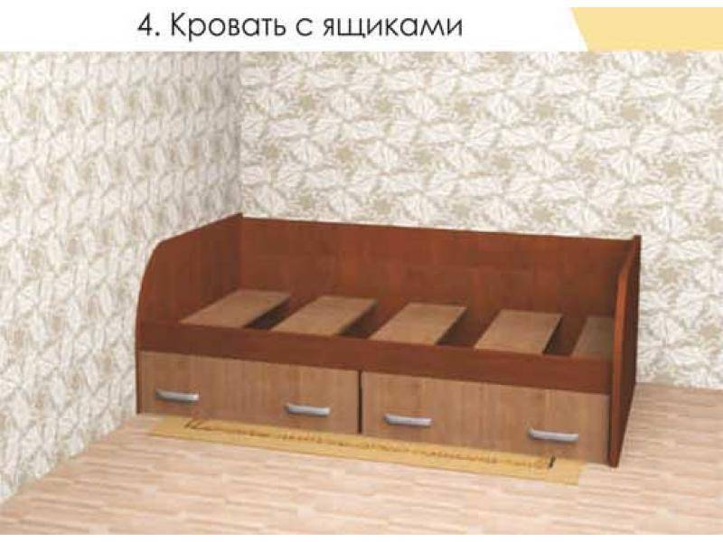кровать с ящиками в Костроме