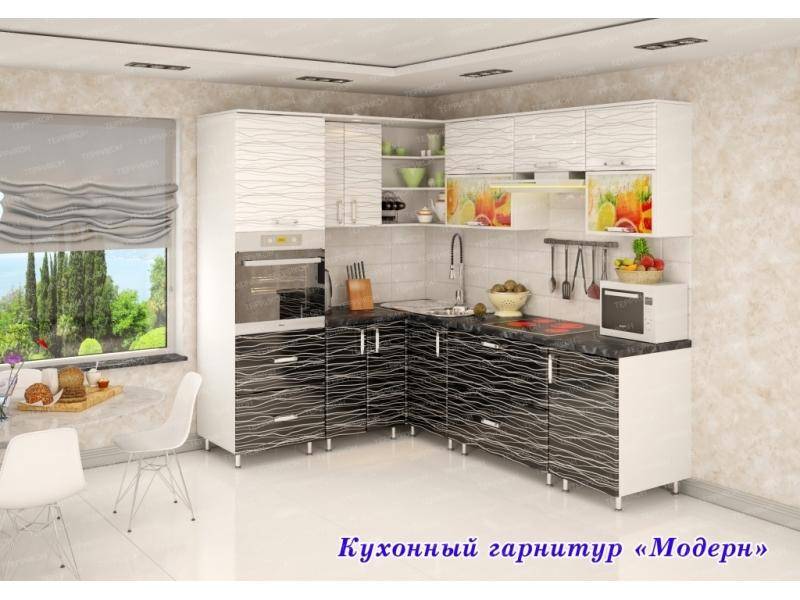 кухонный гарнитур угловой модерн в Костроме