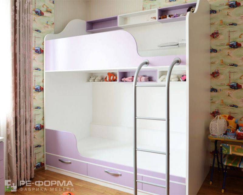детская мебель 005 двухъярусная кровать в Костроме