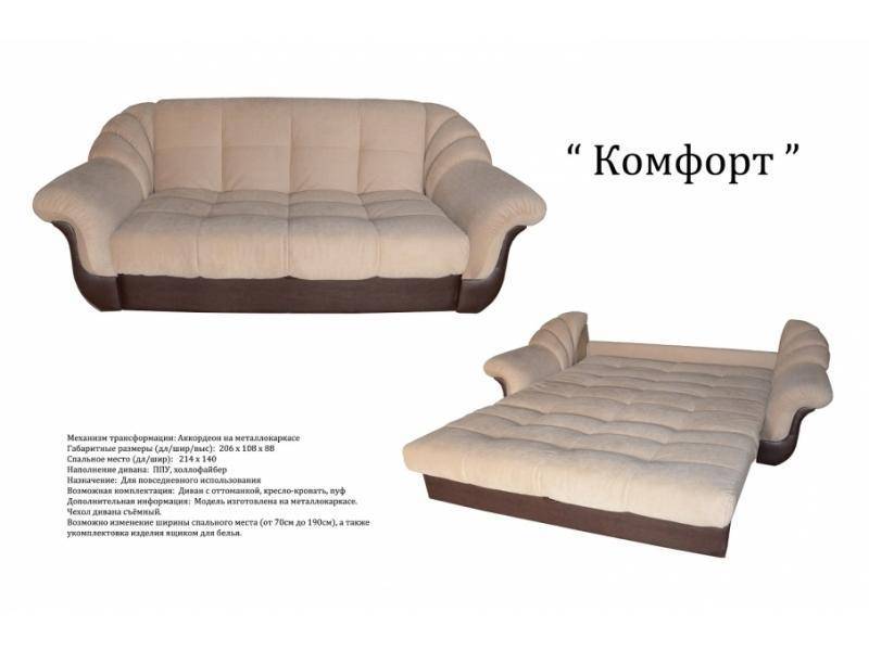 прямой диван комфорт в Костроме