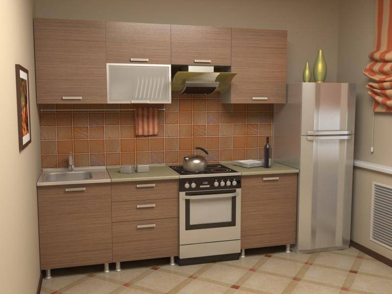 кухня прямая азалия комплектация 7 в Костроме