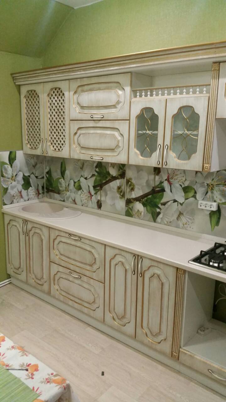 кухонный гарнитур с патиной золото в Костроме