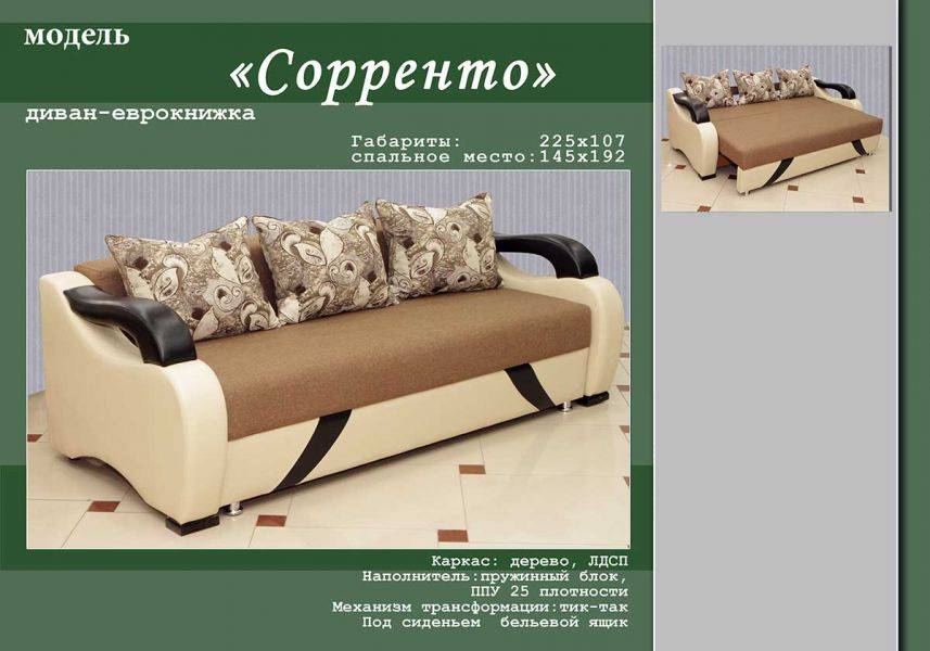 современный диван сорренто в Костроме