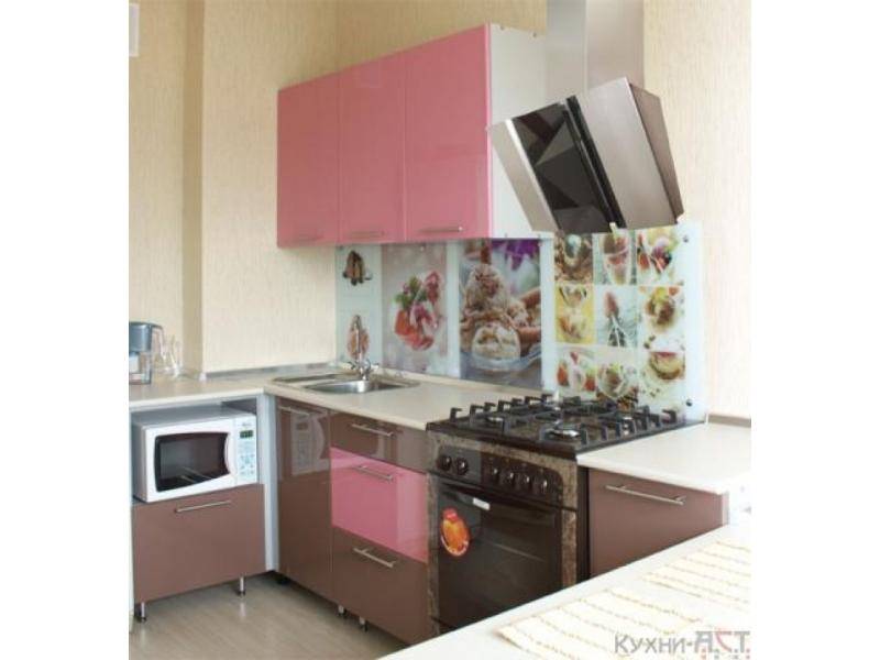 кухонный гарнитур угловой крем-брюле в Костроме