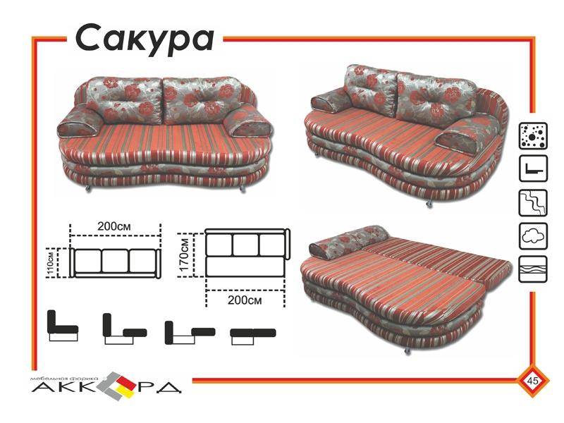 современный диван сакура в Костроме