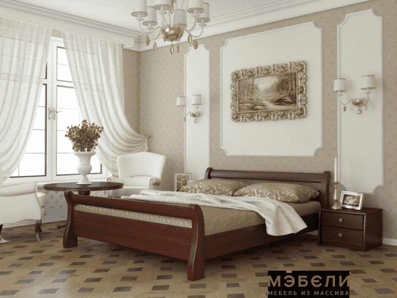 кровать диана из массива дерева в Костроме