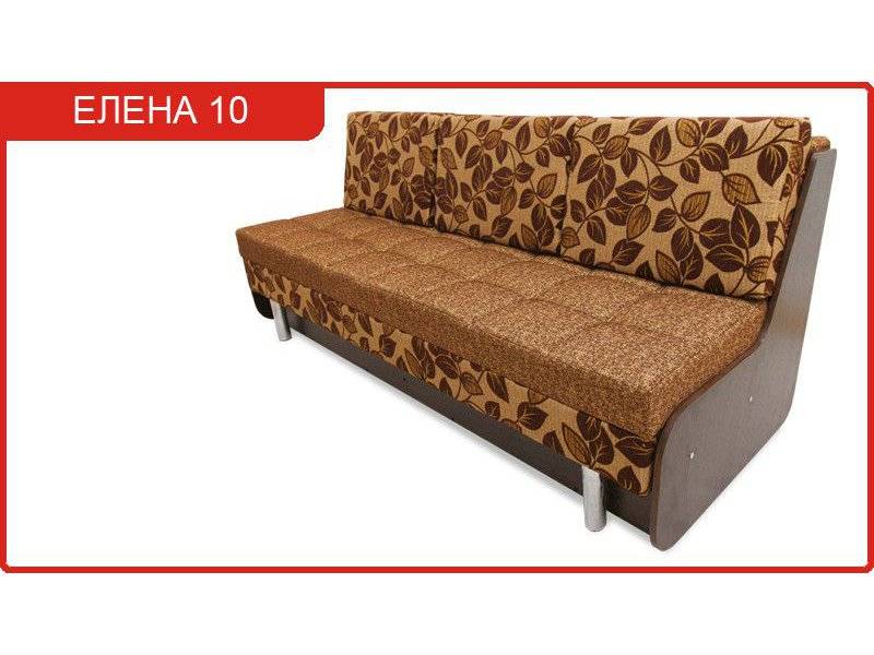 кухонный прямой диван елена 10 в Костроме