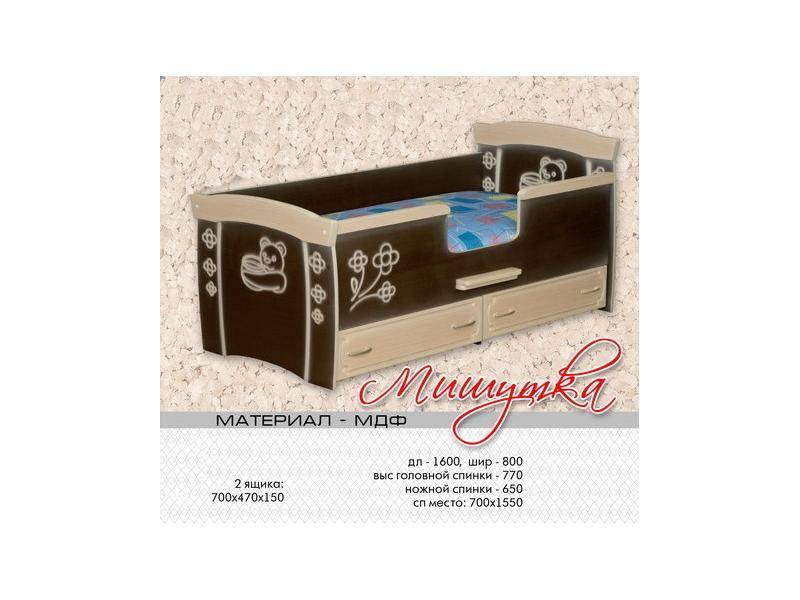 детская кровать мишутка в Костроме