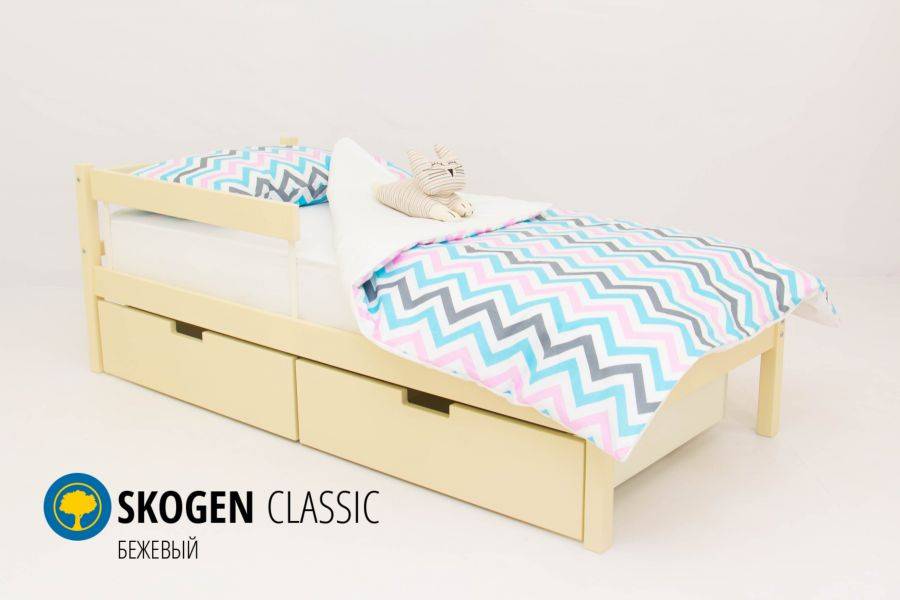 детская кровать skogen classic бежевый в Костроме