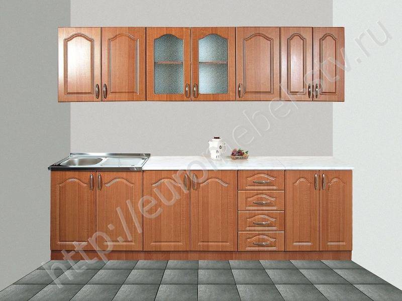 кухонный гарнитур прямой классика в Костроме