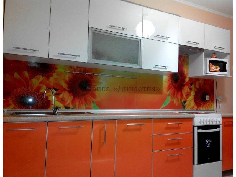 оранжевая кухня в Костроме
