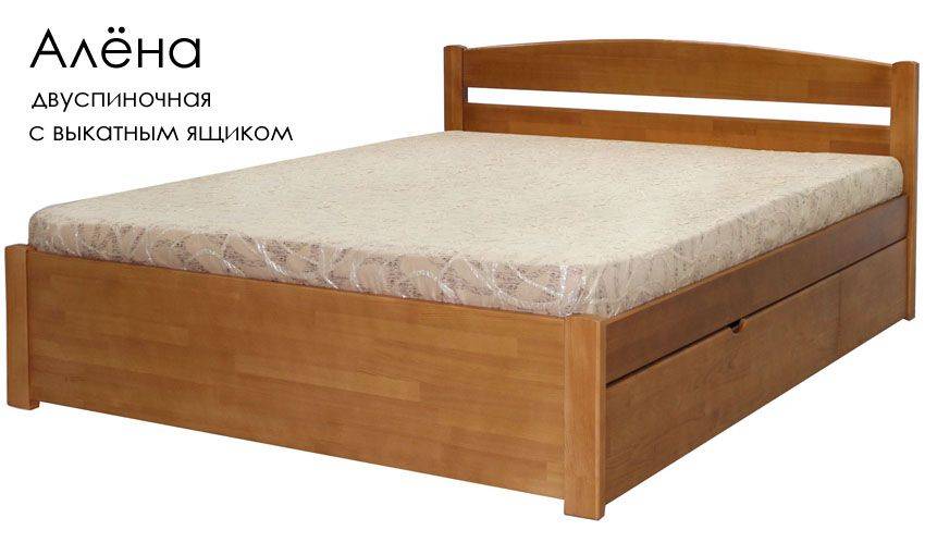 кровать алёна из массива сосны в Костроме