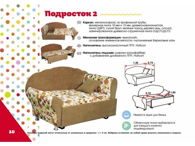 детский диван подросток 2 в Костроме