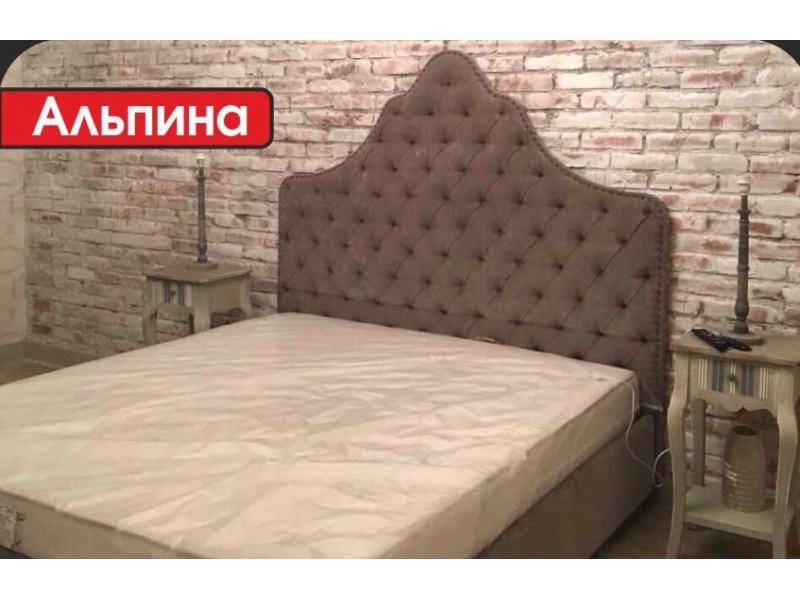 кровать с высоким изголовьем альпина в Костроме