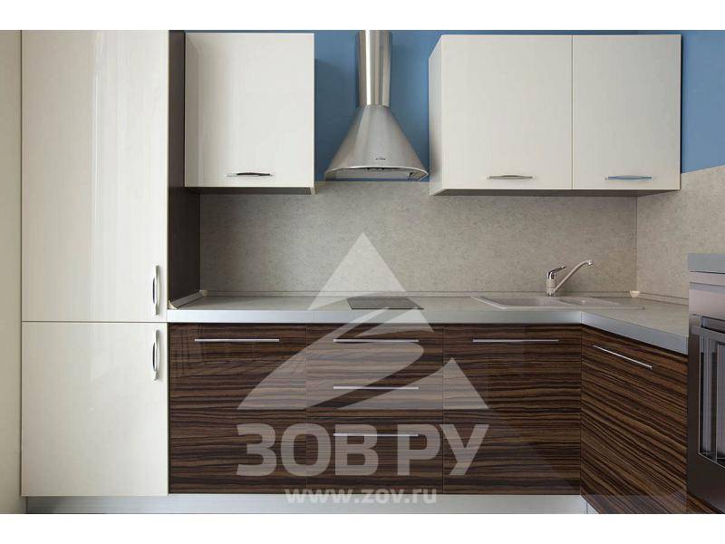 кухонный гарнитур шпон глянец в Костроме