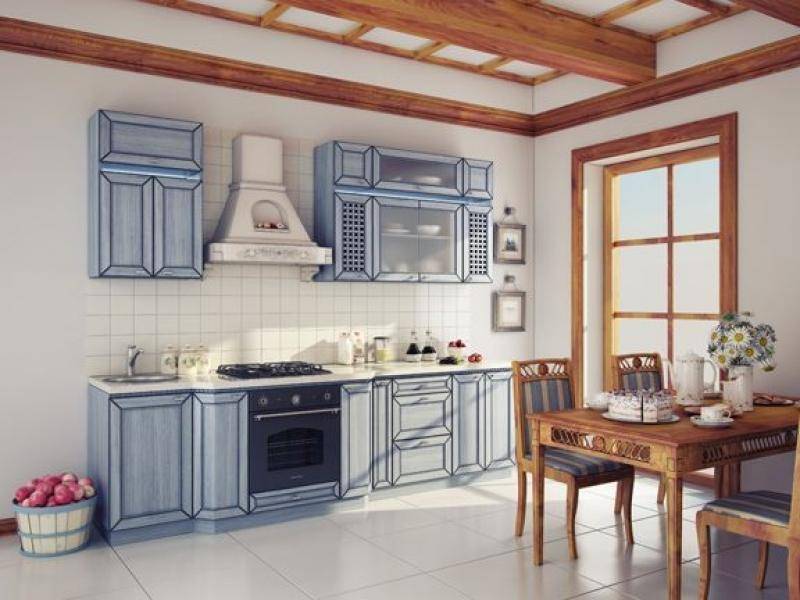 кухня прямая аква в Костроме