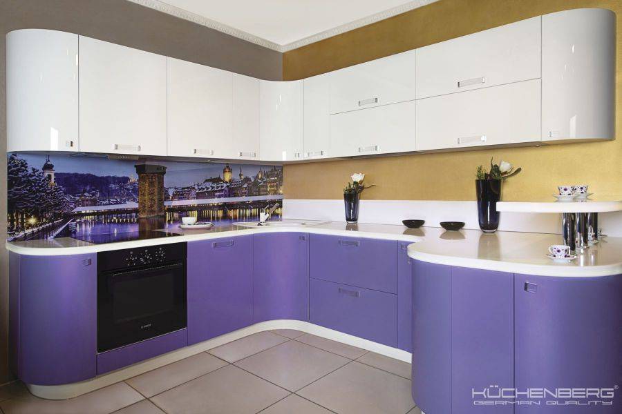 радиусная кухня loft perl в Костроме