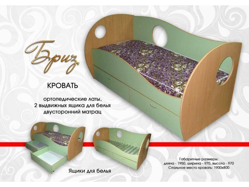 кровать детская бриз в Костроме