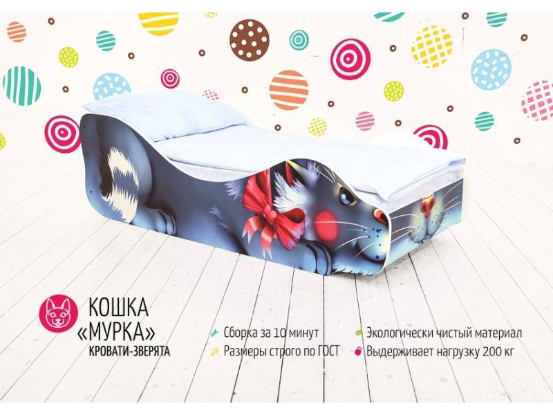 кровать детская кошка мурка в Костроме