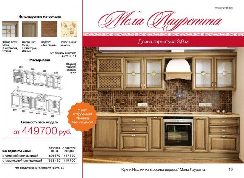 кухня мела лауретта в Костроме