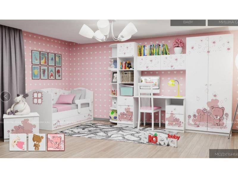 комната для девочки мишка girl в Костроме