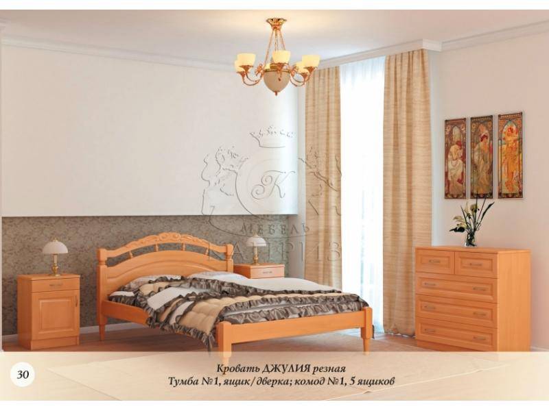 кровать джулия резная в Костроме