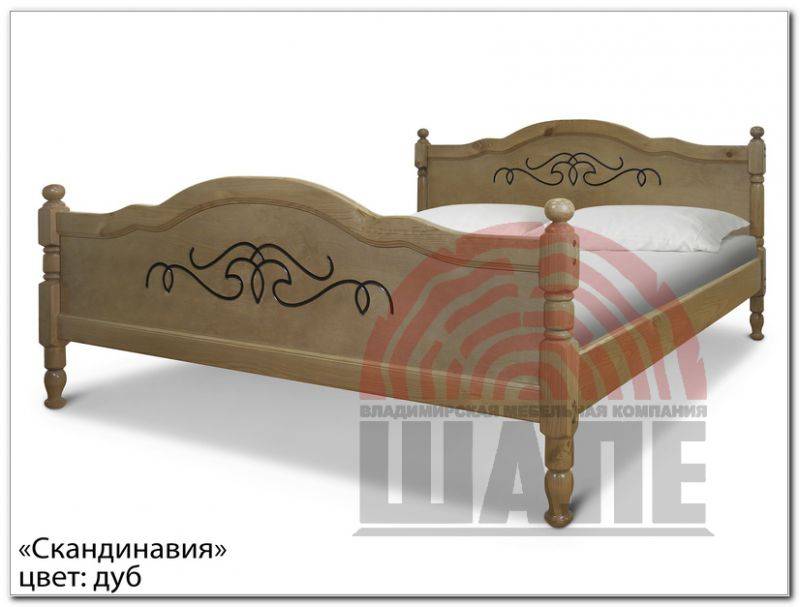 двуспальная кровать скандинавия в Костроме