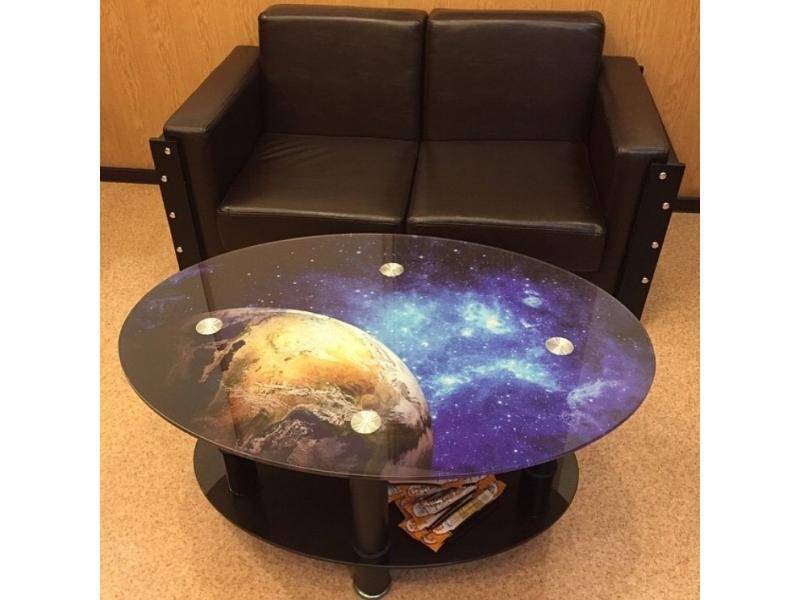 круглый стол с фотопечатью в Костроме