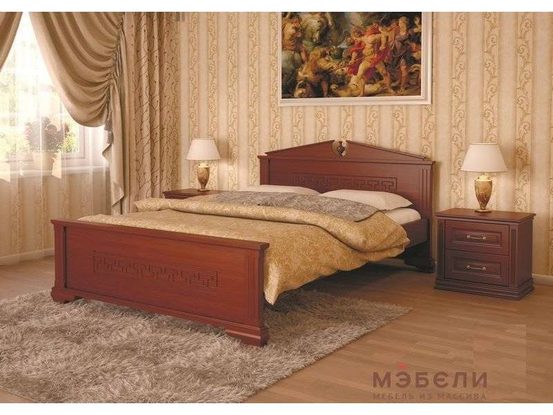 кровать афина с высоким сплошным изголовьем в Костроме