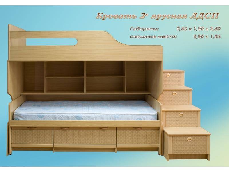 кровать 2-х ярусная в Костроме