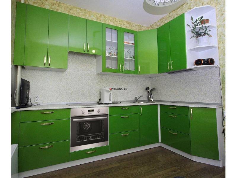 кухня изумрудная зелень в Костроме