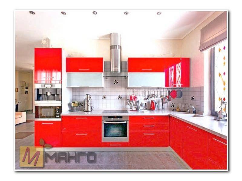красный кухонный гарнитур анжела в Костроме