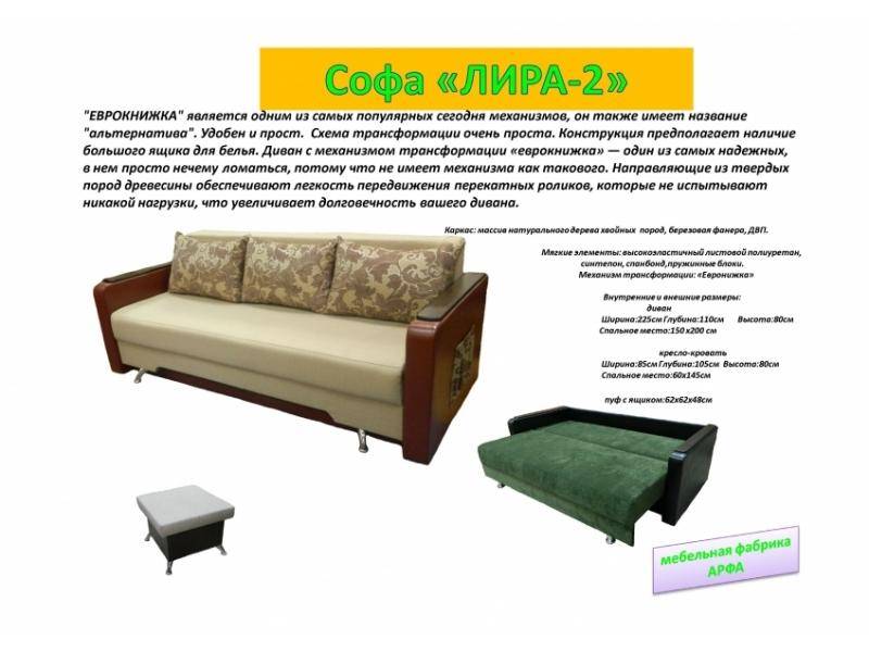 классическая софа лира-2 в Костроме