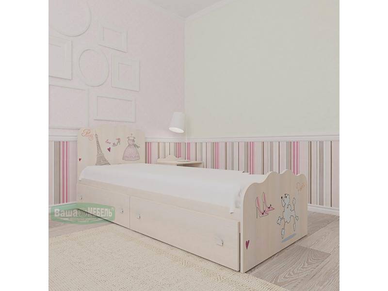 кровать детская односпальная bed paris в Костроме