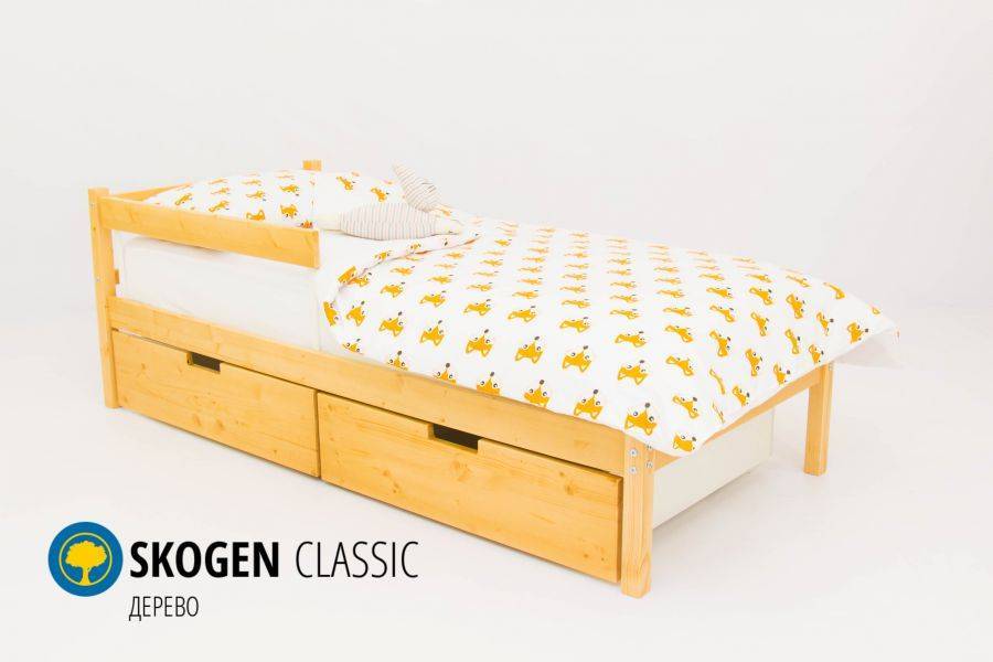 детская кровать skogen classic дерево в Костроме