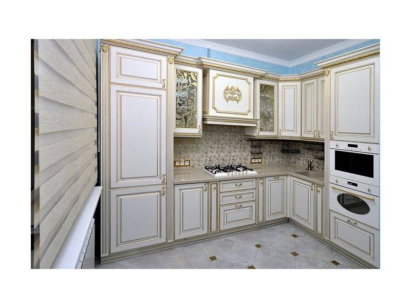 угловая кухня в классическом стиле брион в Костроме