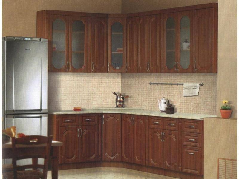 угловая кухня ника-1 с фасадами мдф-классик в Костроме