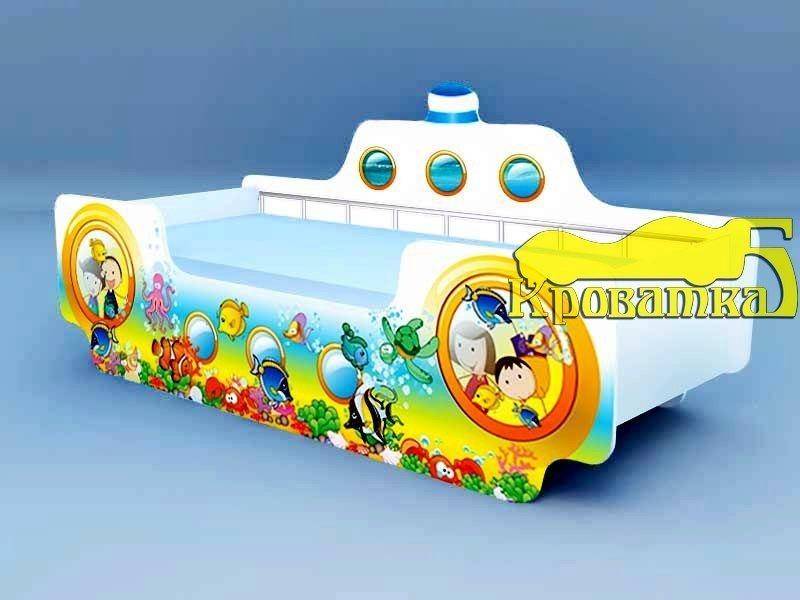 яркая кровать кораблик субмарина в Костроме