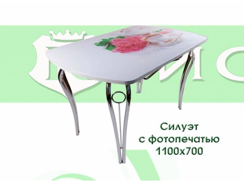стол обеденный силуэт с фотопечатью в Костроме