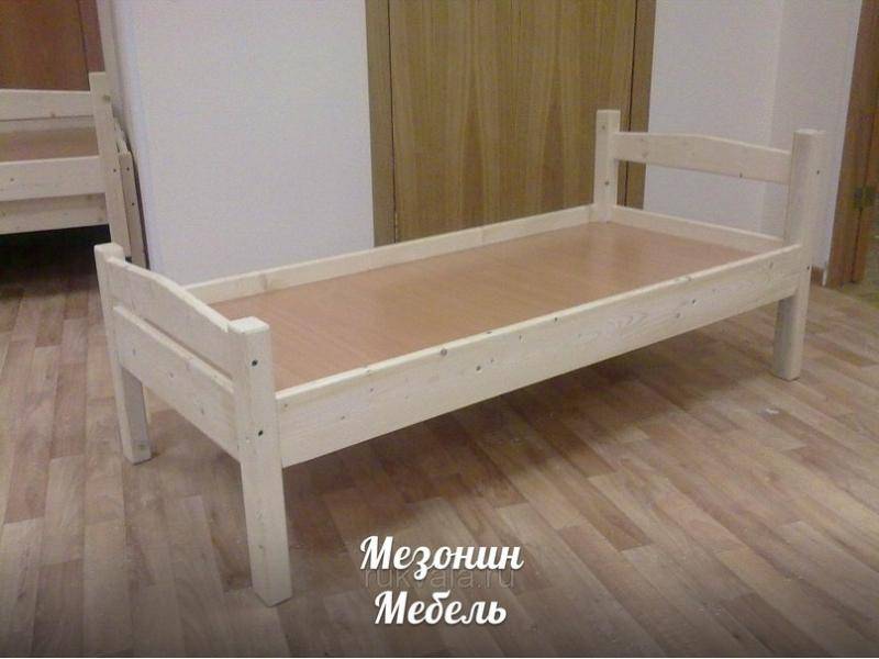 кровать детская из массива мезонин эко в Костроме