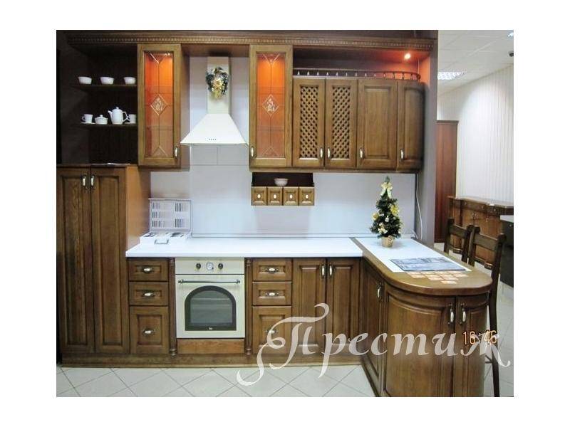 кухня из массива дерева prestij в Костроме