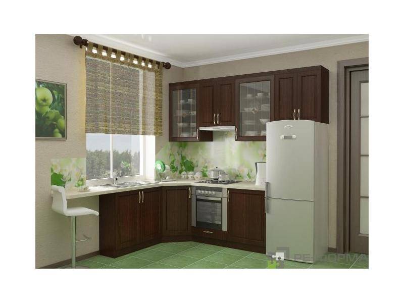 угловая мини кухня 008 в Костроме