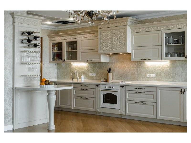 изысканная прямая кухня в Костроме